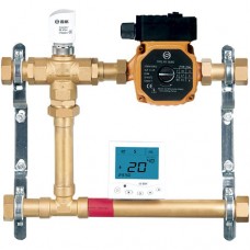 PROFLine XF 15183 насосная группа 1" с насосом RS 15/6 T, c электронным терморегулятором и сервоприводом (монтажный щиток в комплекте)