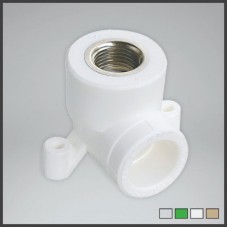 Отвод ПП комбинированный с внутренней резьбой и креплением 20х1/2