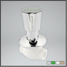 Кран ПП шаровый хром 25