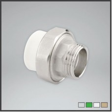 Разборное соединение ПП с наружной резьбой 20х1/2